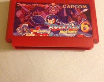 Rockman 6 Master X Custom Famicom 8bit Game. Mega Man