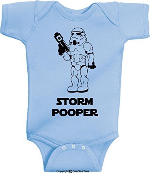 Storm Pooper 2 Funny Star Wars Onesie Bodysuit Romper