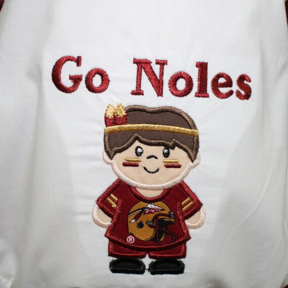 Baby boy Bubble romper FSU boy outfitFlorida State boys