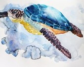 WaterColor painting artist by MaryArtStudio on Etsy