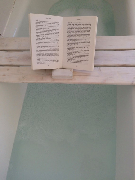 Whitewash Bath Caddy / iPad holder