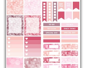 Euphoria weekly planner stickers kit | Themed weekly kit | Erin Condren vertical theme weekly kit | Weekly planner stickers