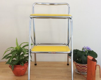 Vintage Cosco Folding Chair-Vintage Booster Seat-Cosco Kitchen Stool