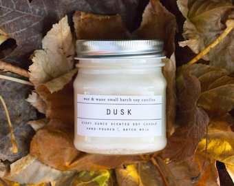 Dusk - Autumn Woods Candle - Fall Candle - Autumn Leaves Candle
