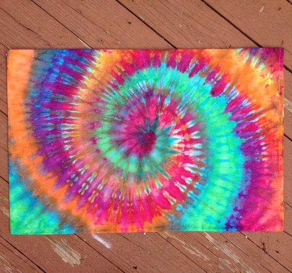 Tie Dye Pillow Case MADE TO ORDER Custom by RighteousDyes on Etsy