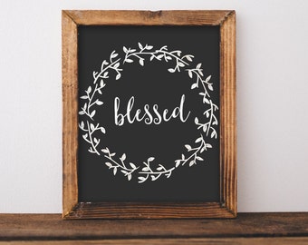 Grace Upon Grace Printable Wall Art print by GracieLouPrintables