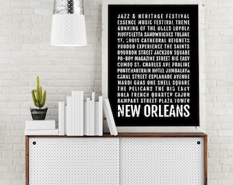 New Orleans Wall Decor new orleans print | etsy New Orleans Wall Decor new orleans print | etsy