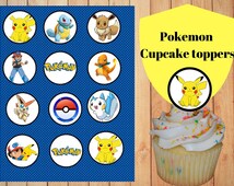 Articles uniques correspondant à pokemon cake topper | Etsy