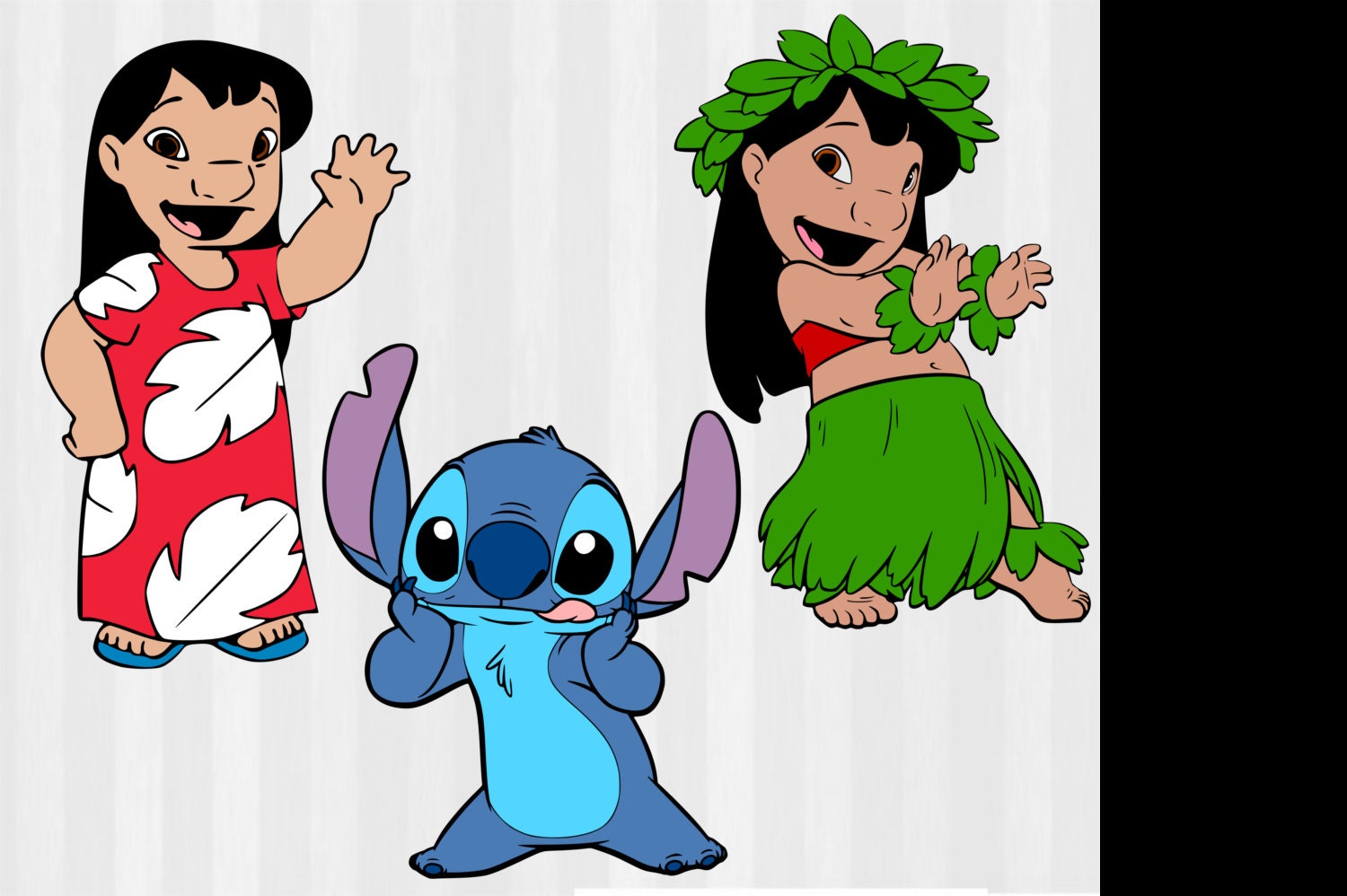 Lilo and Stitch SVG Lilo and stitch clipart Disney by 5StarClipart