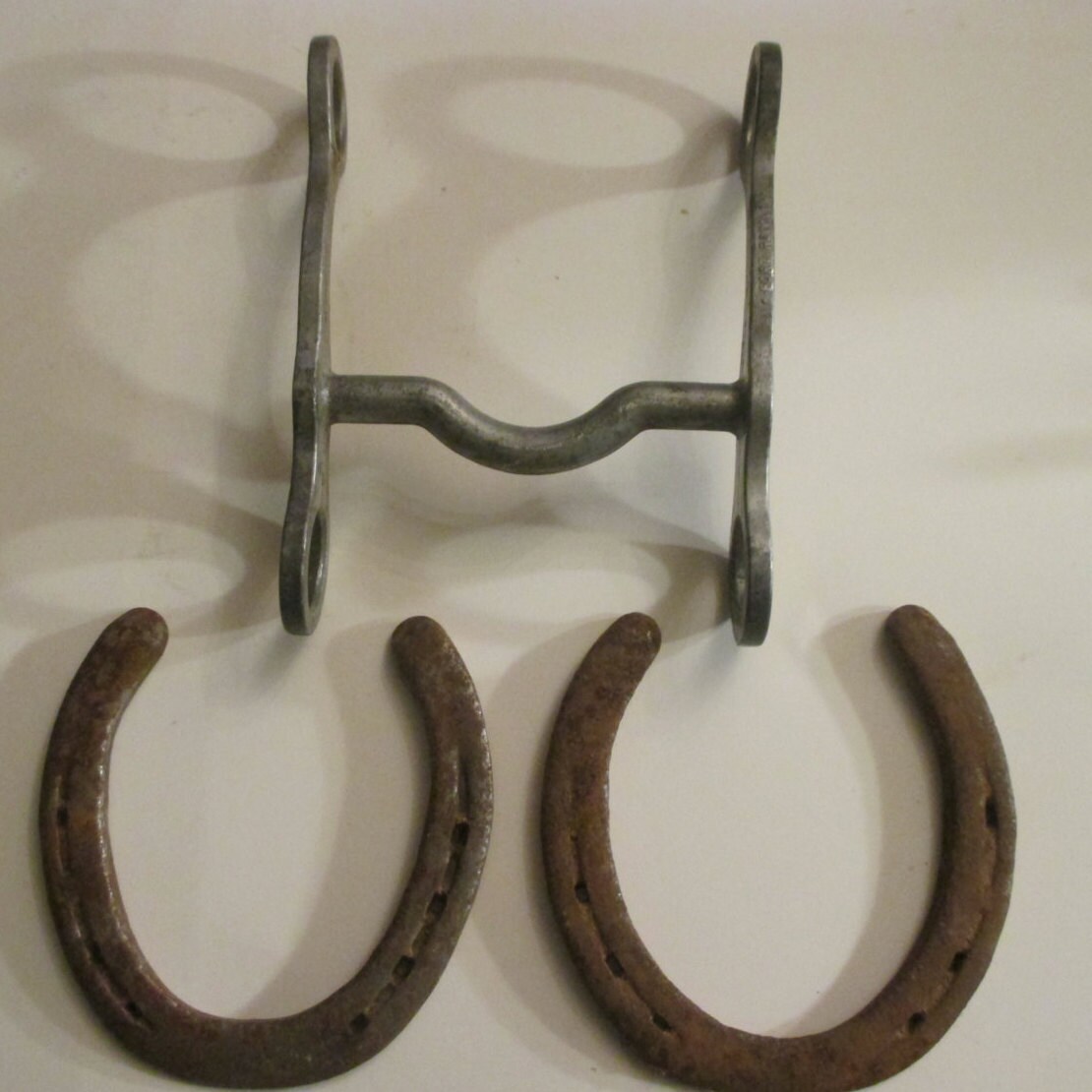 Horse Bridle Bit Small Vintage AND Two Lucky