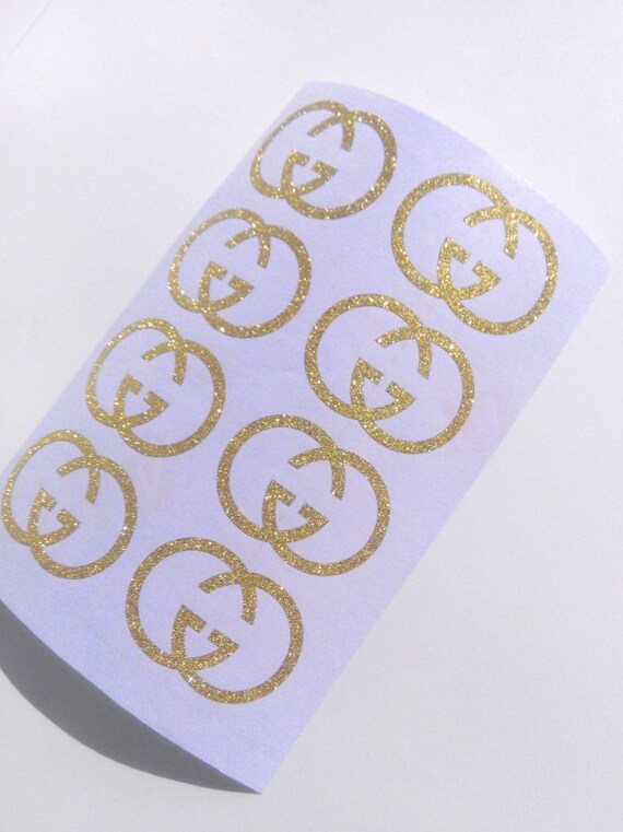 20 glitter gucci stickers gucci envelope seals by MOApartystickers