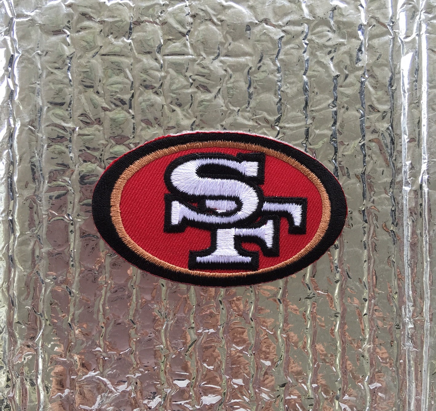 San Francisco 49ers Iron On Patch Embroidered by GoodPatch on Etsy