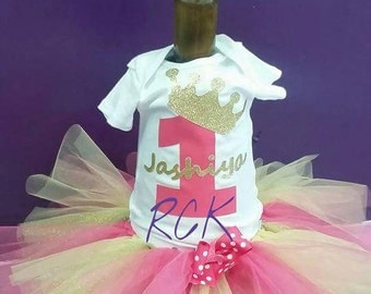 First Birthday Tutu Set