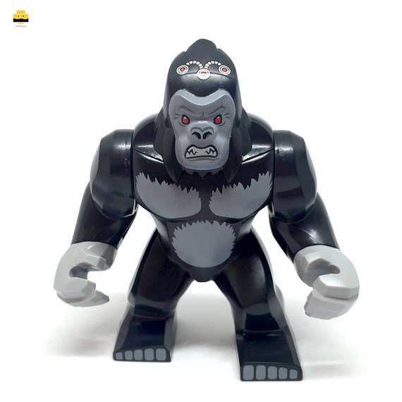 SALE : Custom Gorilla Grodd Mini Figurine Lego by littlebrique