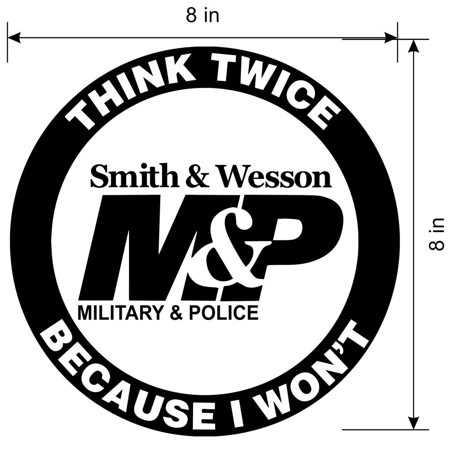 Smith and wesson sticker