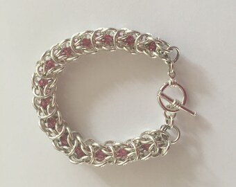 Sterling Silver & Swavroski Crystal Bracelet