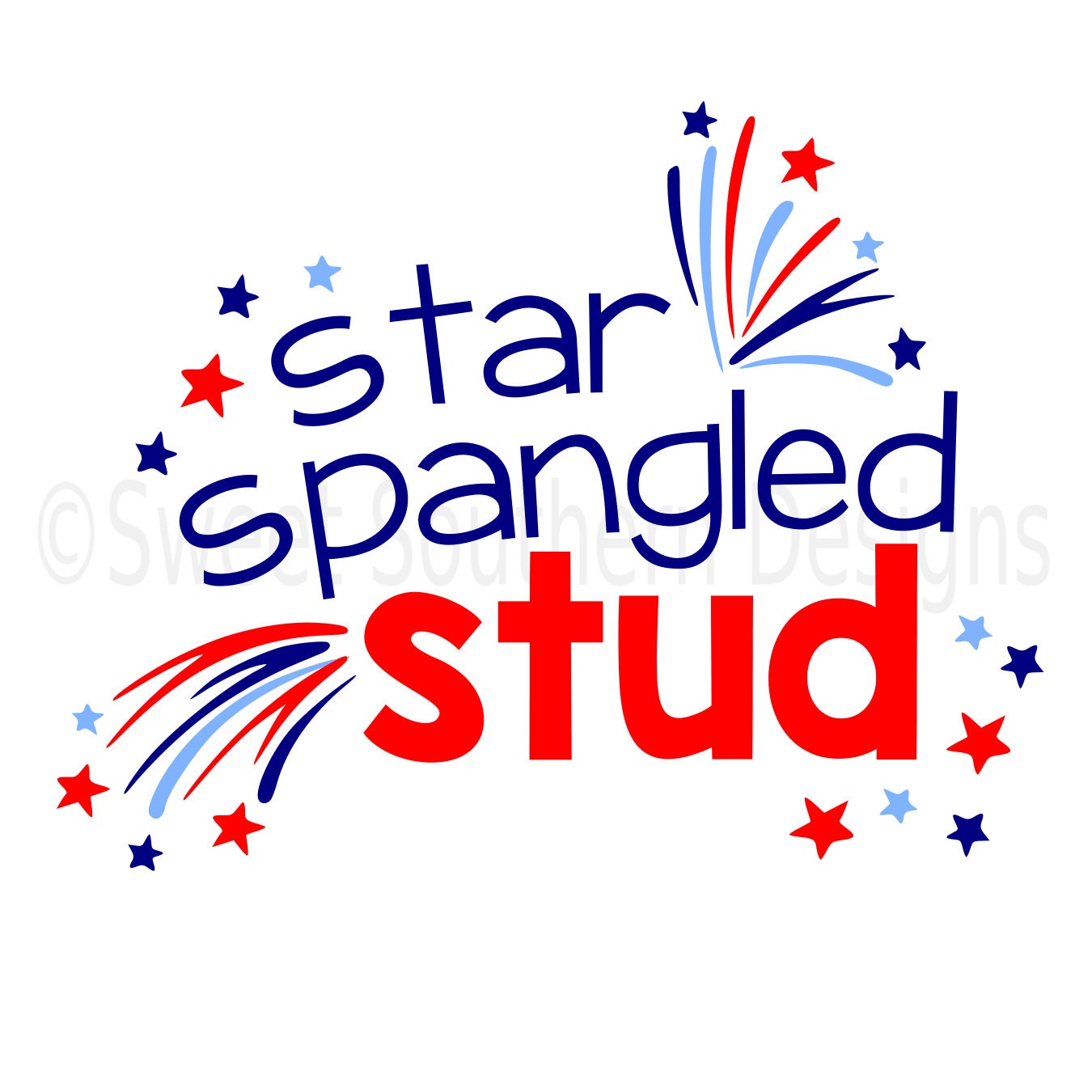 Download Star spangled stud boys fourth of July Memorial Day SVG