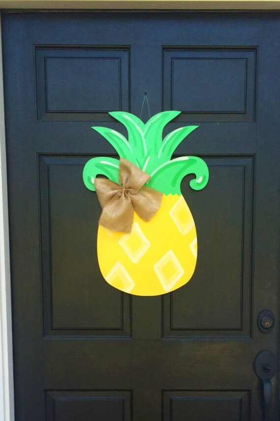READY TO SHIPI Pineapple Door Decor pineapple door hanger