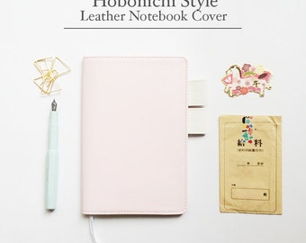 FREE SHIPPING Hobonichi cover, Hobonichi planner cover,Pink and white, B6 size, A5 size| Brushing Pink