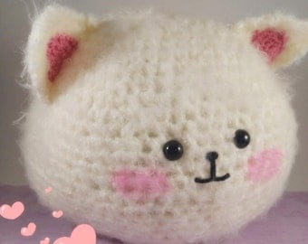 Handmade Crochet Bunny / Cat Tippy from Anime, Is the Order a Rabbit, Amigurumi, Cute Rabbit, Plushie