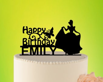 DISNEY Birthday Cake Topper, cake topper Disney, Cake Topper princess, cake topper DISNEY, cake Topper birthday, topper Cinderella L2-01-018