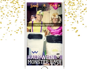 Custom Snapchat Geofilter|| halloween, monster bash, party, hallows eve, costume party, october 31, snapchat filter