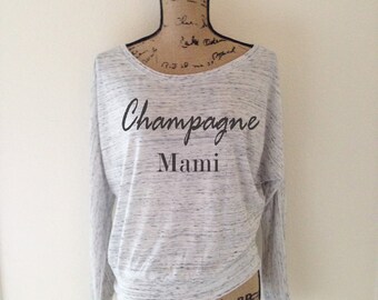 champagne mami shirt