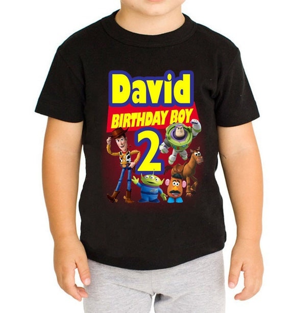 toy story themed birthday shirts