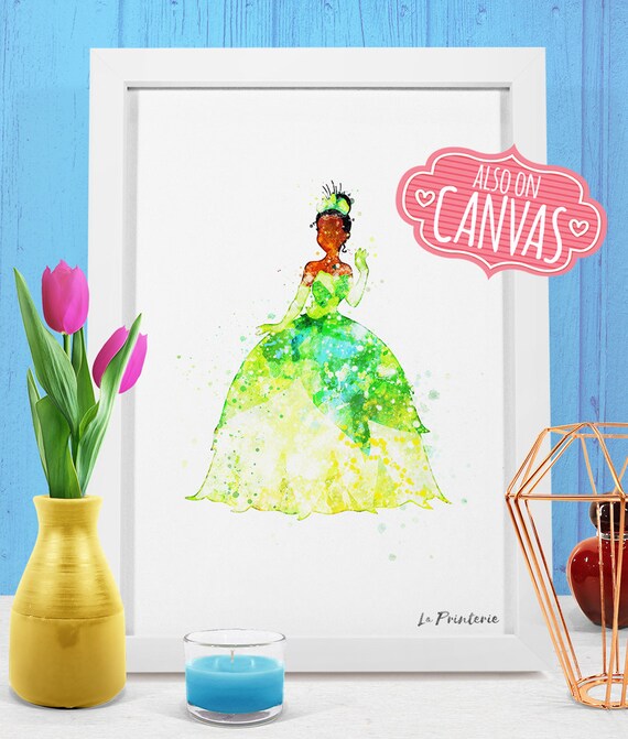 Disney Princess And The Frog Wall Art Canvas Tiana Art Prints