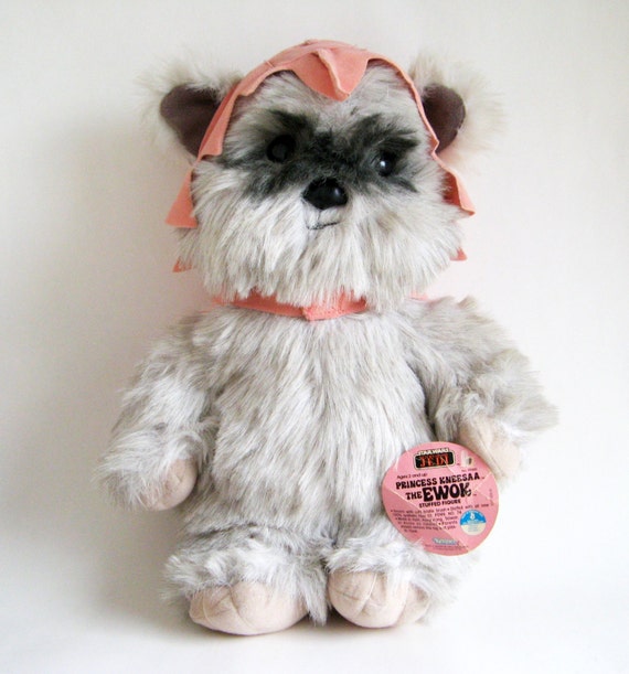 vintage ewok stuffed animal