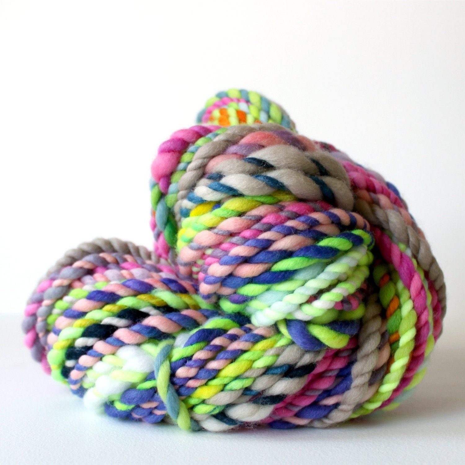 yarn wool yarn handspun yarn hand spun yarn rainbow yarn