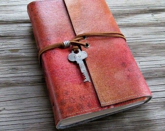 dirty little secrets journal in reds - vacation travel journal - tremundo