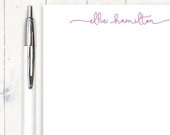 personalized notePAD - PERFECTLY CHARMING - feminine stationery - letter writing paper - girl stationary