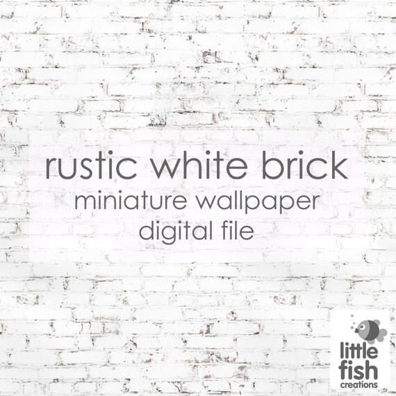 Digital Download Rustic White Brick Digital Download Rustic White Brick