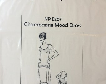 Champagne Mood Dress - 1920s flapper dress pattern
