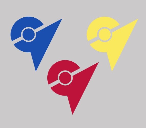 Pokemon Go Pokemon Gym Badge Icon Vinyl Decal by naiteiru on Etsy