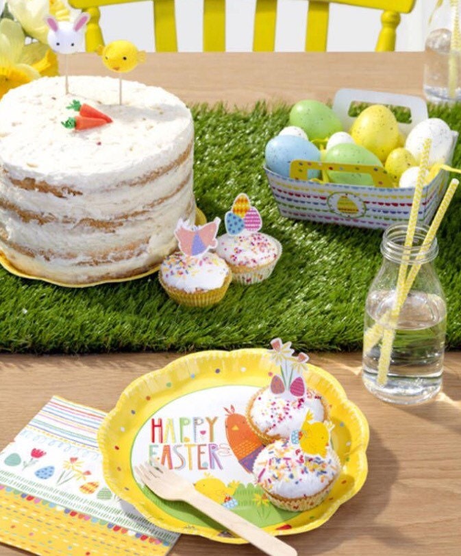 Wonderland Grass Table Runner / Desk Runner Easter