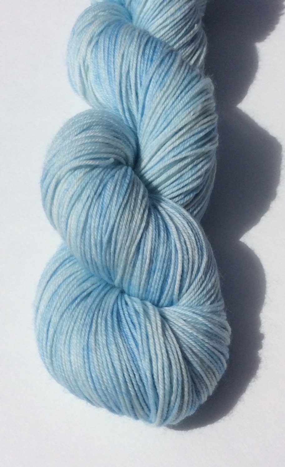 Hand Dyed Sock Yarn Blue Sock Yarn HandDyed Yarn