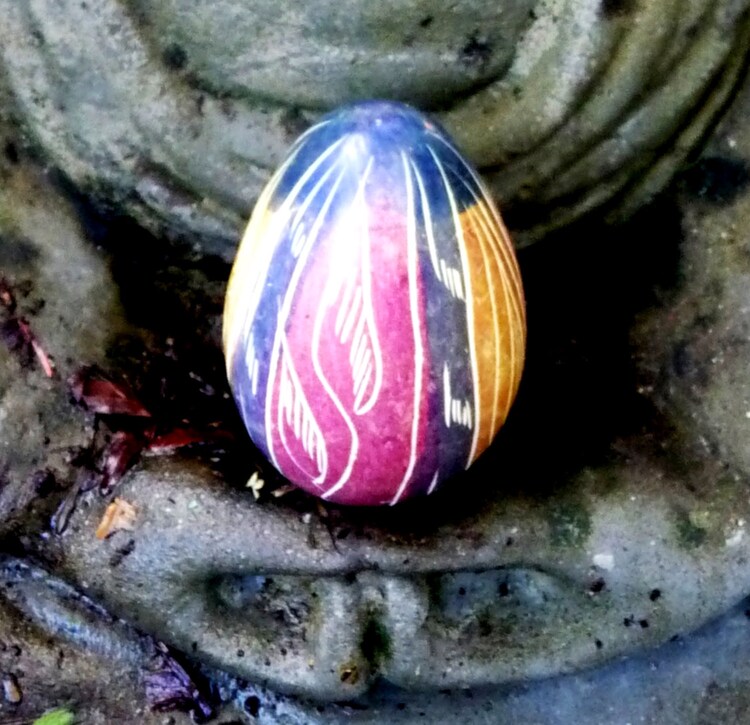 Hand Carved Kenyan Stone Egg African Folk Art by Marpet3425