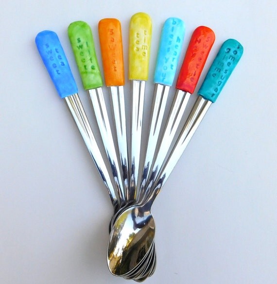 Long handled Iced Tea Spoons Cocktail Spoons Sweet Tea