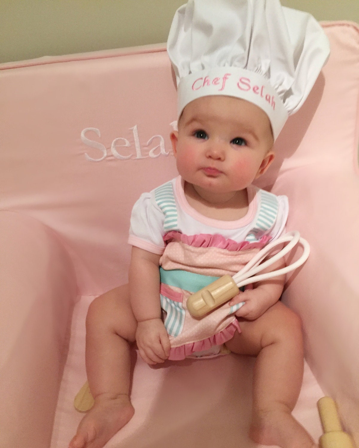 PERSONALIZE Your BABY or Toddler CHEF Hat PHOTOprop