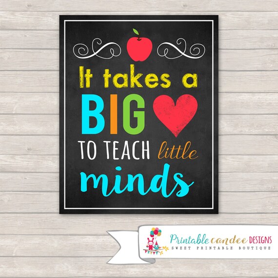 Inspirational Teacher Sign Teacher Quote Sign Printable