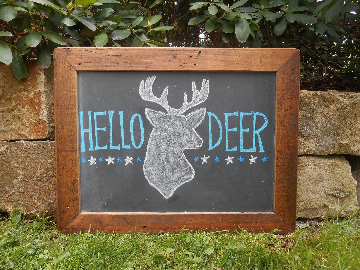 Large Real Slate Chalkboard Blackboard Reclaimed by Swansdowne