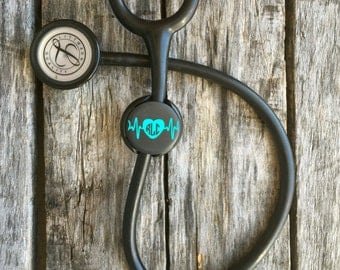 Stethoscope ID Tag, Stethoscope Name Tag, EKG, Stethoscope ID, Stethoscope Cover