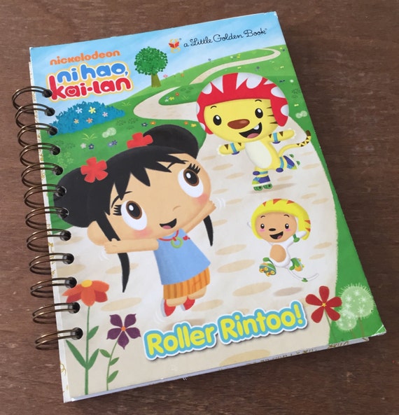 Ni Hao Kai-Lan Little Golden Book Recycled Journal Notebook