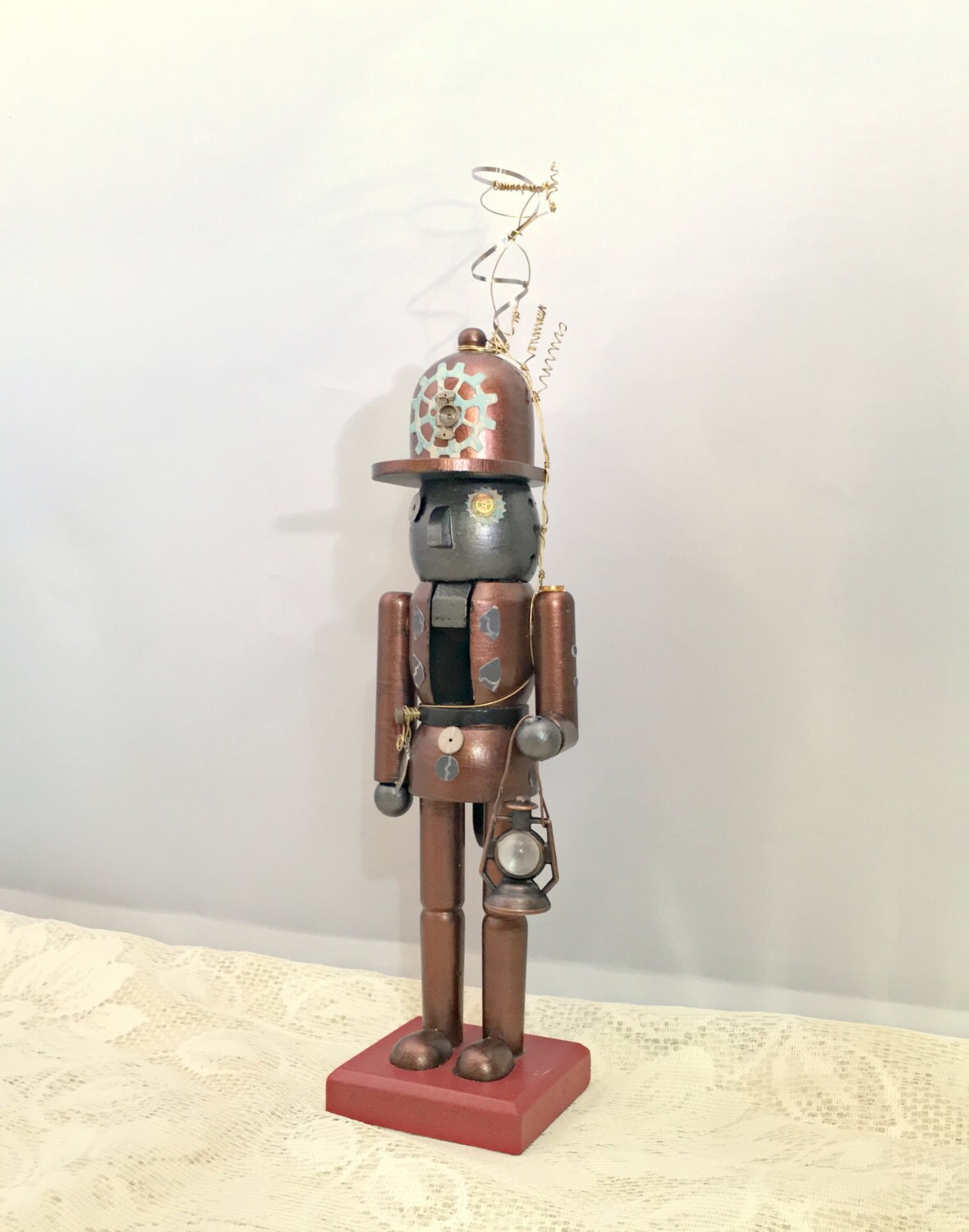 Medium Steampunk Robot Nutcracker