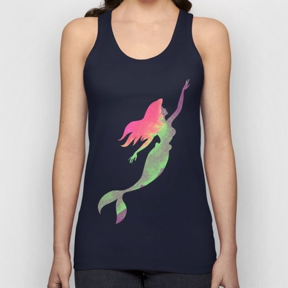 The Little Mermaid Tank Top Mermaid Shirt Mermaid Tank Top