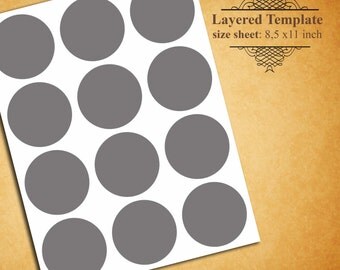 cabochon template – Etsy