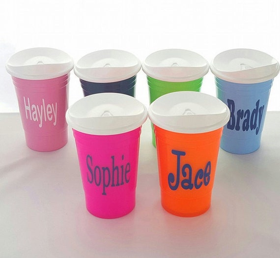 Personalized kids cup Reusable childrens by PersonalizedaMAZEing