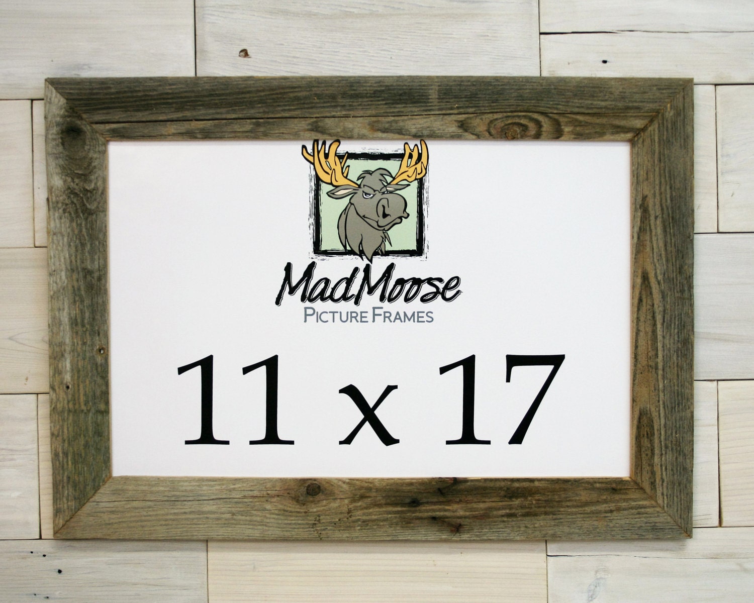 11x17 Barn Wood Thin x 2 Picture Frame... Rustic